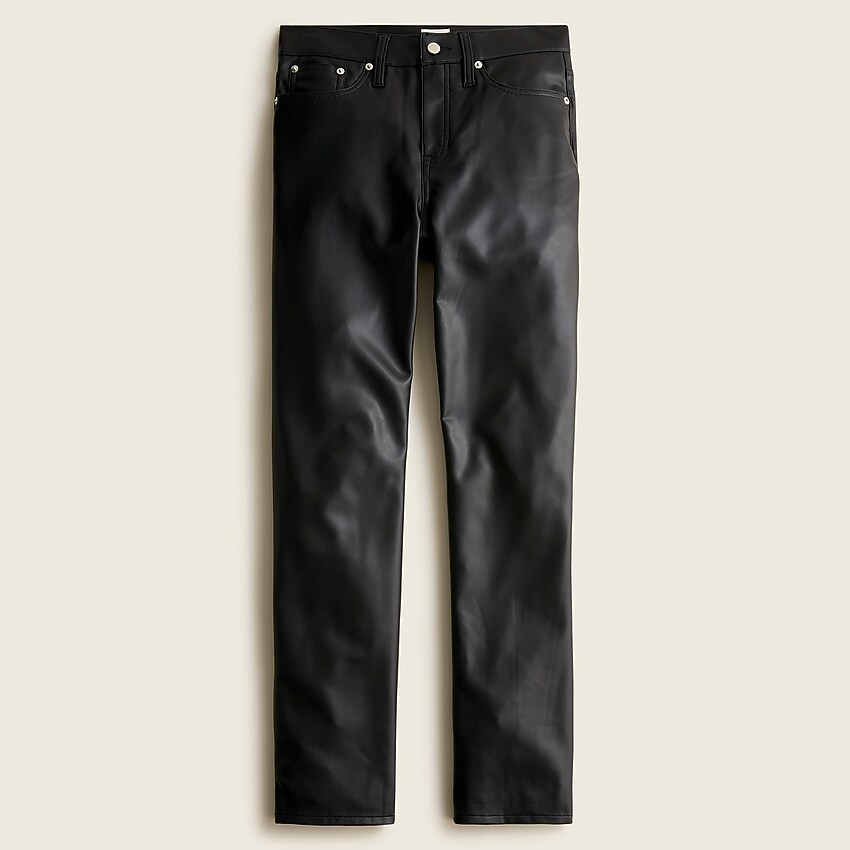 High-rise '90s classic straight vegan leather pant | J. Crew US