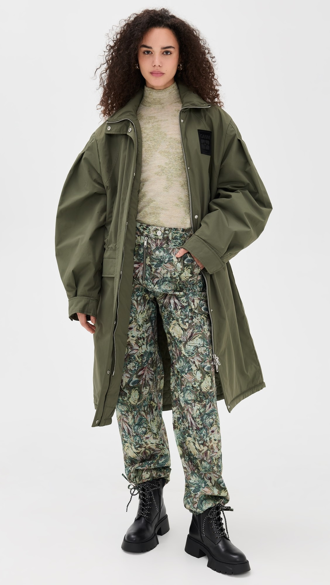 Ripstop Tri-Layer Parka Coat | Shopbop