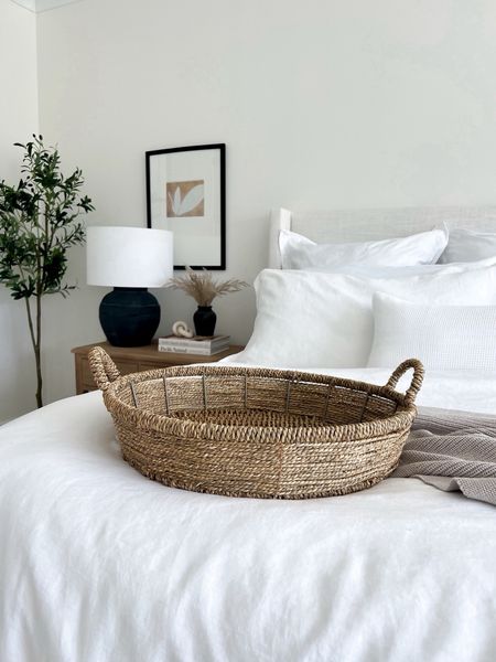 Bedroom, bedding, white bedding, linen bedding, neutral bedding, white oak nightstandds



#LTKstyletip #LTKfindsunder50 #LTKhome