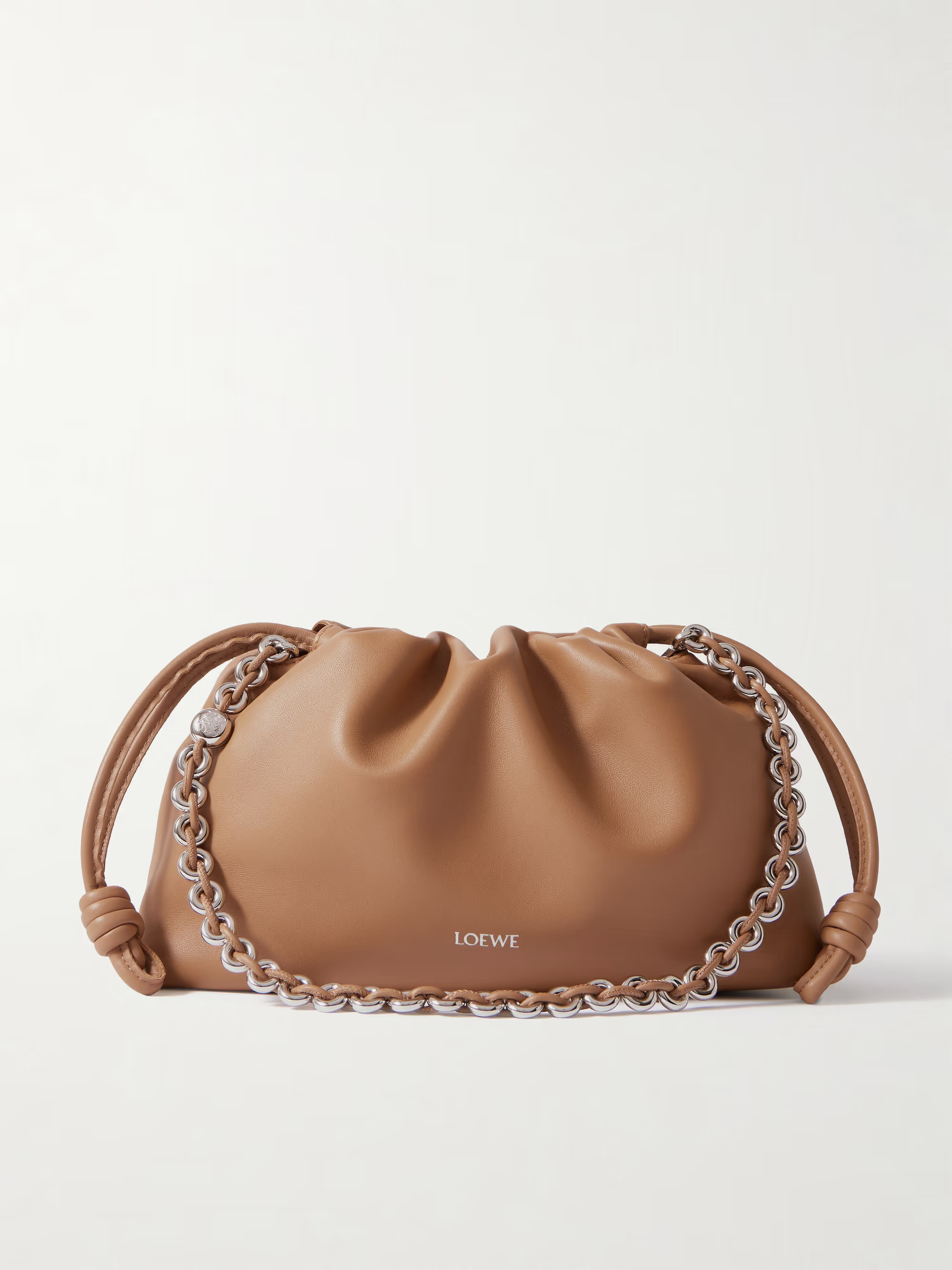 LOEWE Flamenco medium leather clutch | NET-A-PORTER APAC
