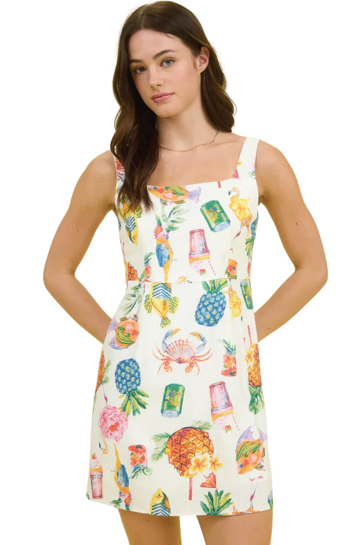 Tropical Shell Mini Dress | Confête