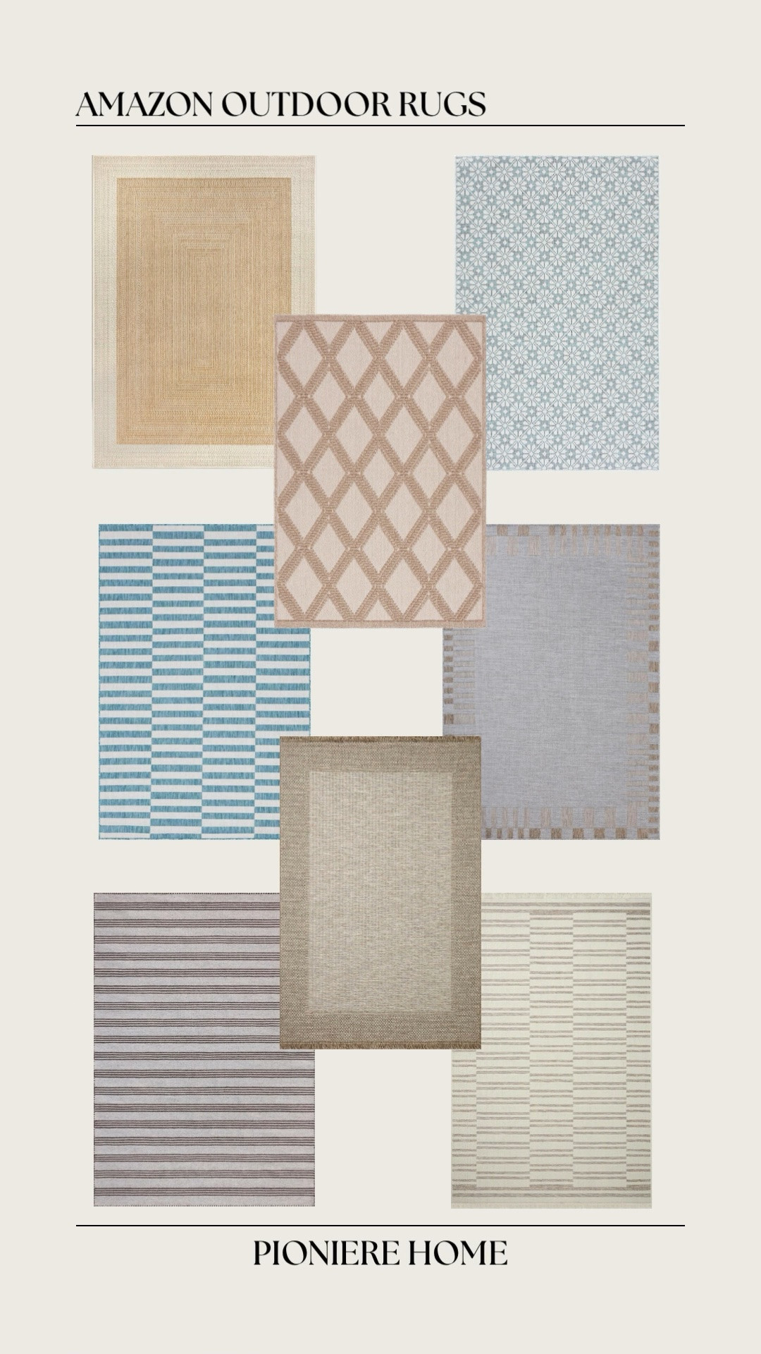 Amazon outdoor rugs. Affordable outdoor rugs, Amber Lewis x loloi rugs, striped outdoor rugs, neutral area rugs.

#LTKSeasonal #LTKHome #LTKSaleAlert