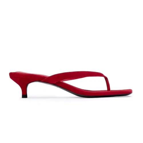 BLACK SUEDE STUDIO Kendal 35 Suede Sandal in Cherry Suede at Nordstrom, Size 40 | Nordstrom