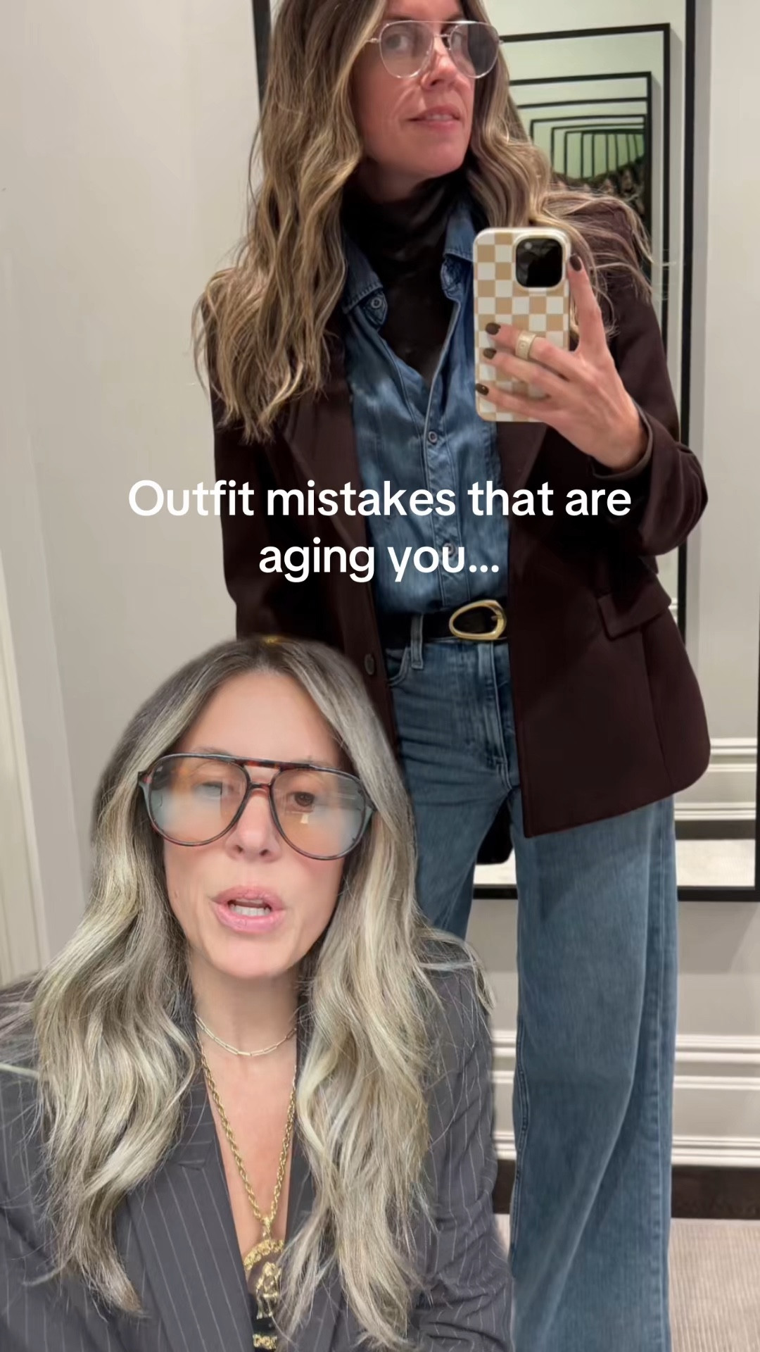
For all my 40+ women—these outfit pieces might be aging you without you even realizing it
If your style has been feeling off lately… this is why
@Veronica Beard 
#fashionover40 #over40style #styleover40 #midlifefashion #howtolookyounger @Shopbop