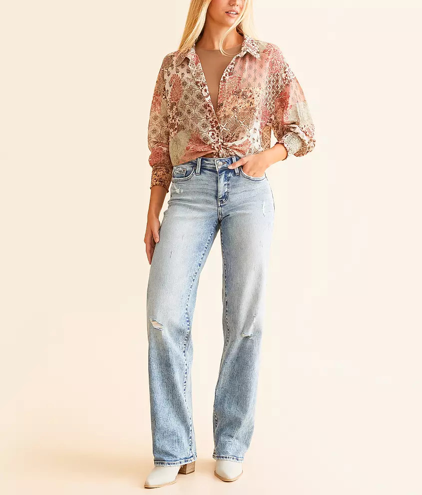 Fit No. 53 Wide Leg Stretch Jean | Buckle