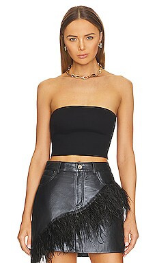 Commando Neoprene Tube Top in Black from Revolve.com | Revolve Clothing (Global)