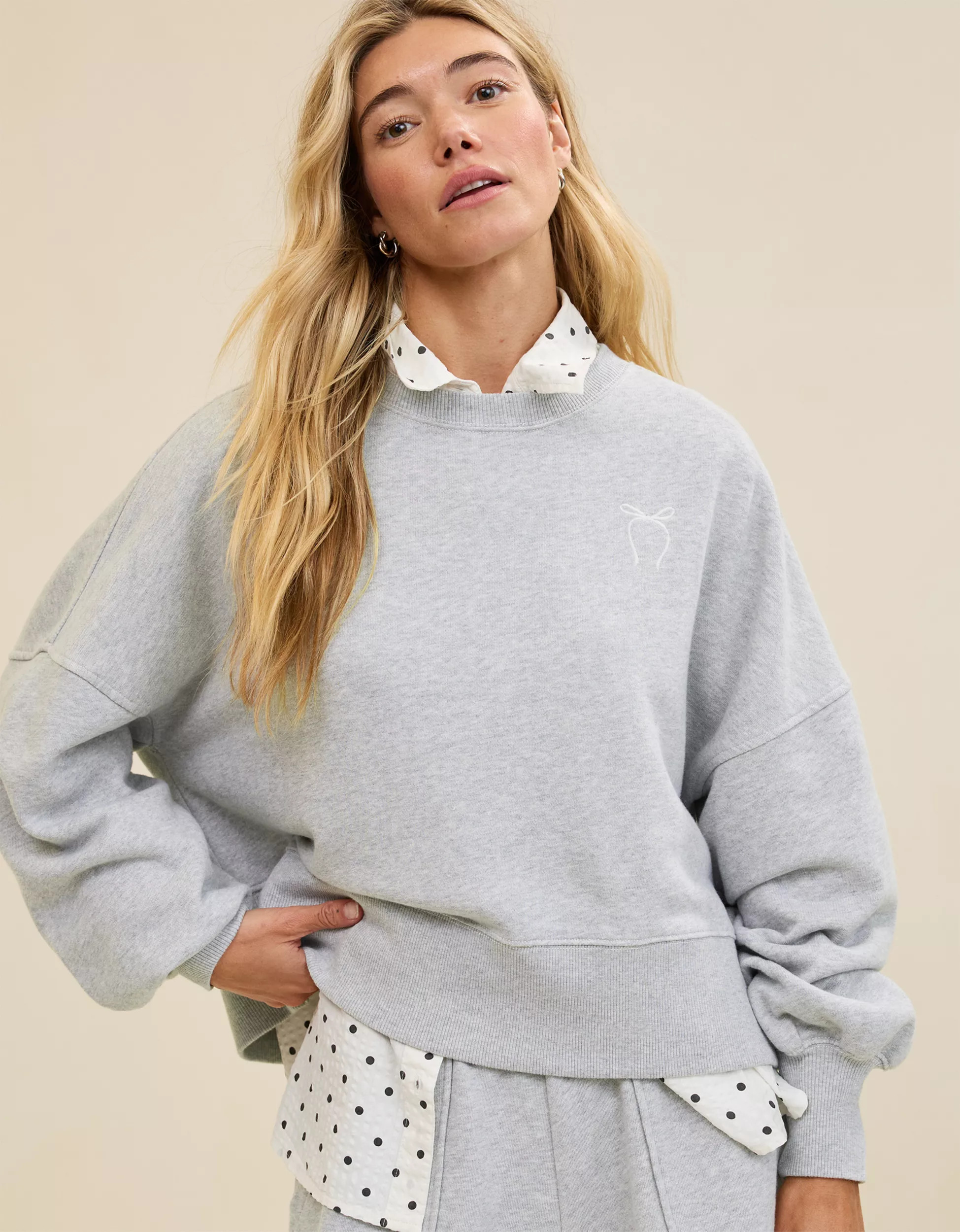 Aerie Classic Crew Sweatshirt | Aerie