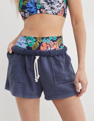 Aerie On-A-Roll Fleece Short | American Eagle Outfitters (US & CA)