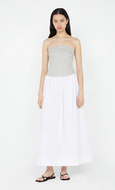 CARO MAXI DRESS - STONE/IVORY | Bec & Bridge (Global)
