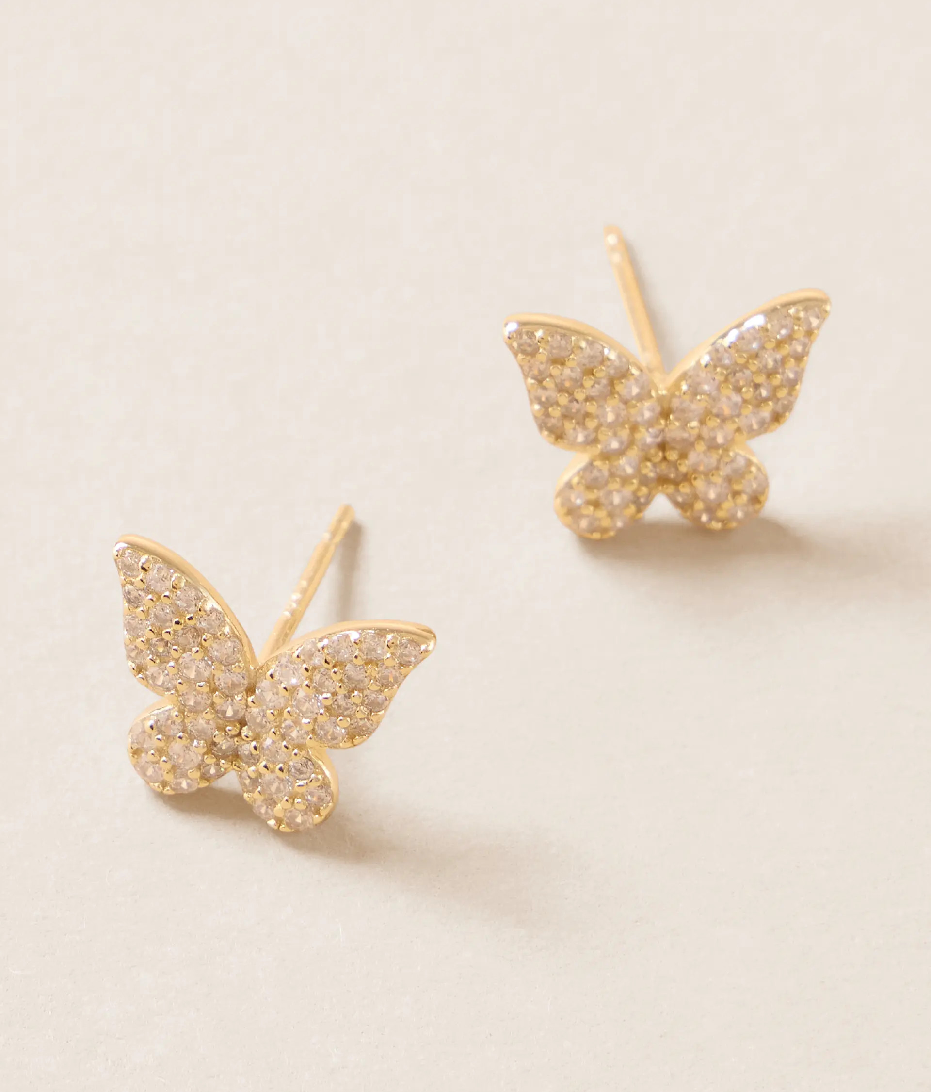 Elsie Pave Butterfly Earring | Buckle