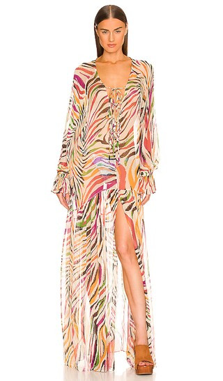Nico Maxi Dress in Ivory Zebra | Revolve Clothing (Global)