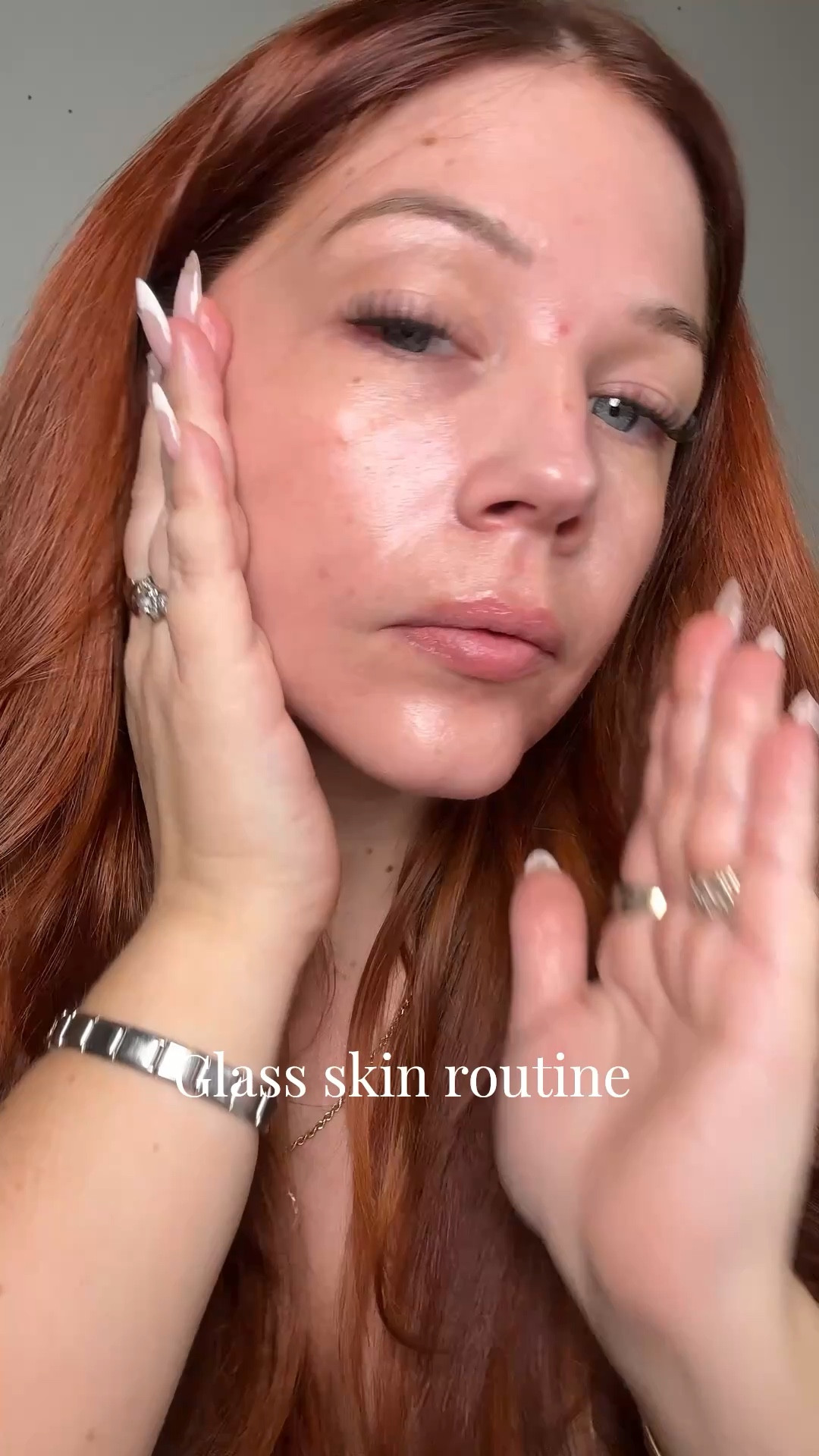 morning glass skin routine ✨

good makeup always starts with good prep. this is how I get that smooth, hydrated, skin-like finish before going in with any makeup.

everything is linked in my LTK 🖤 
#glassskin #skincareroutine #glowyskin 

#LTKBeauty #LTKmorningroutine