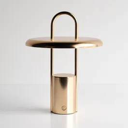 Pier Brass Portable Lamp | Unison