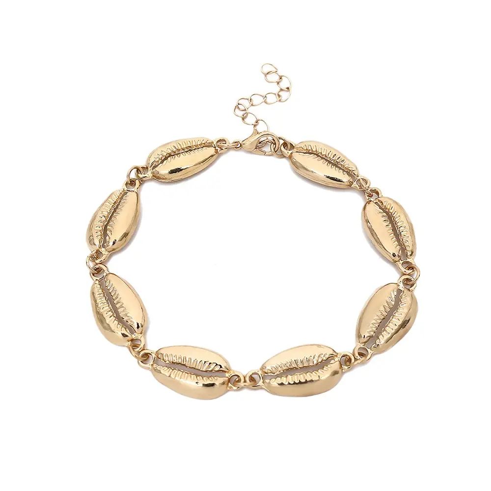 Simple Personality Alloy Shell Single Layer Anklet | Rosegal US