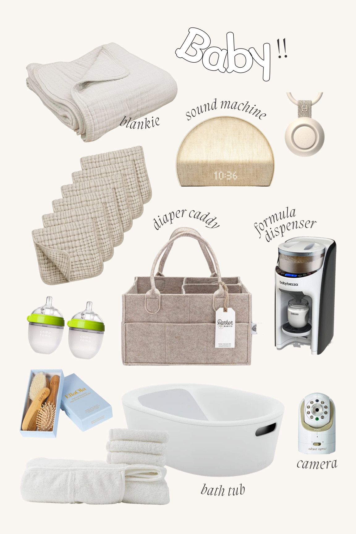 Products I bought for baby #2! Hatch Sound machine + portable, baby formula dispenser, lalo bath tub, basket for diapers and wipes 

#LTKbaby #LTKbump #LTKfamily