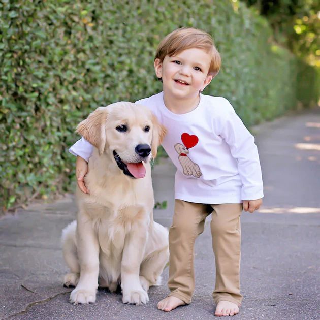 Puppy Love Long Sleeve Shirt | Classic Whimsy