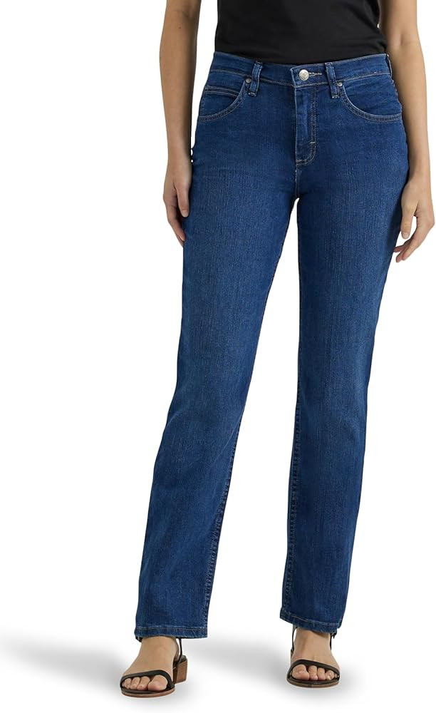 Riders by Lee Indigo Women's Classic-Fit Straight-Leg Jean | Amazon (US)