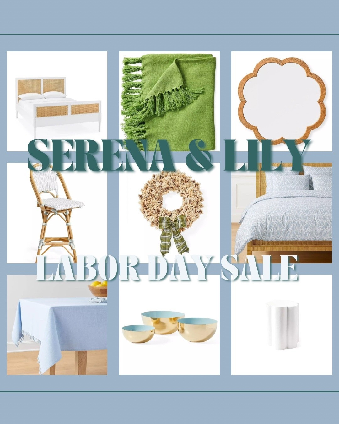 Serena and lily Labor Day sale! Up to 40% off favorites!! 

Home decor, home sale, home decorating, Serena and lily, coastal home, grass cloth home decor, rattan home decor, blue and white home decor