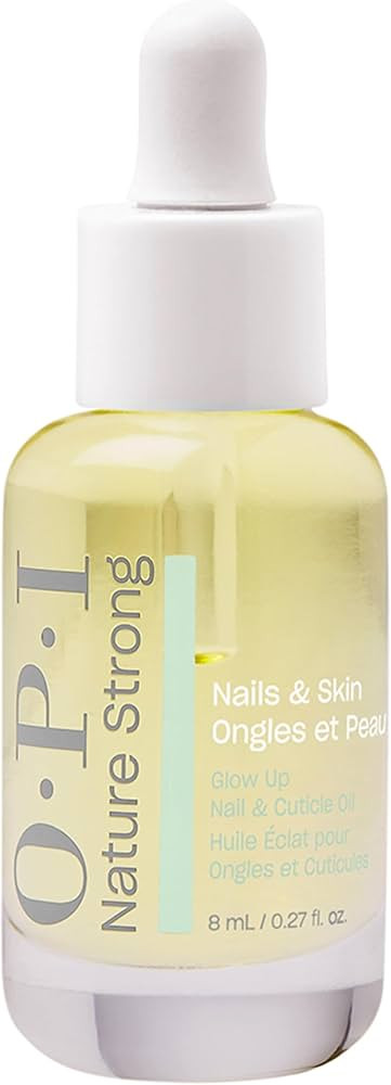 OPI Nature Strong Skincare Glow Up Nail & Cuticle Oil - Natural Origin Formula Cuticle Treatment ... | Amazon (UK)