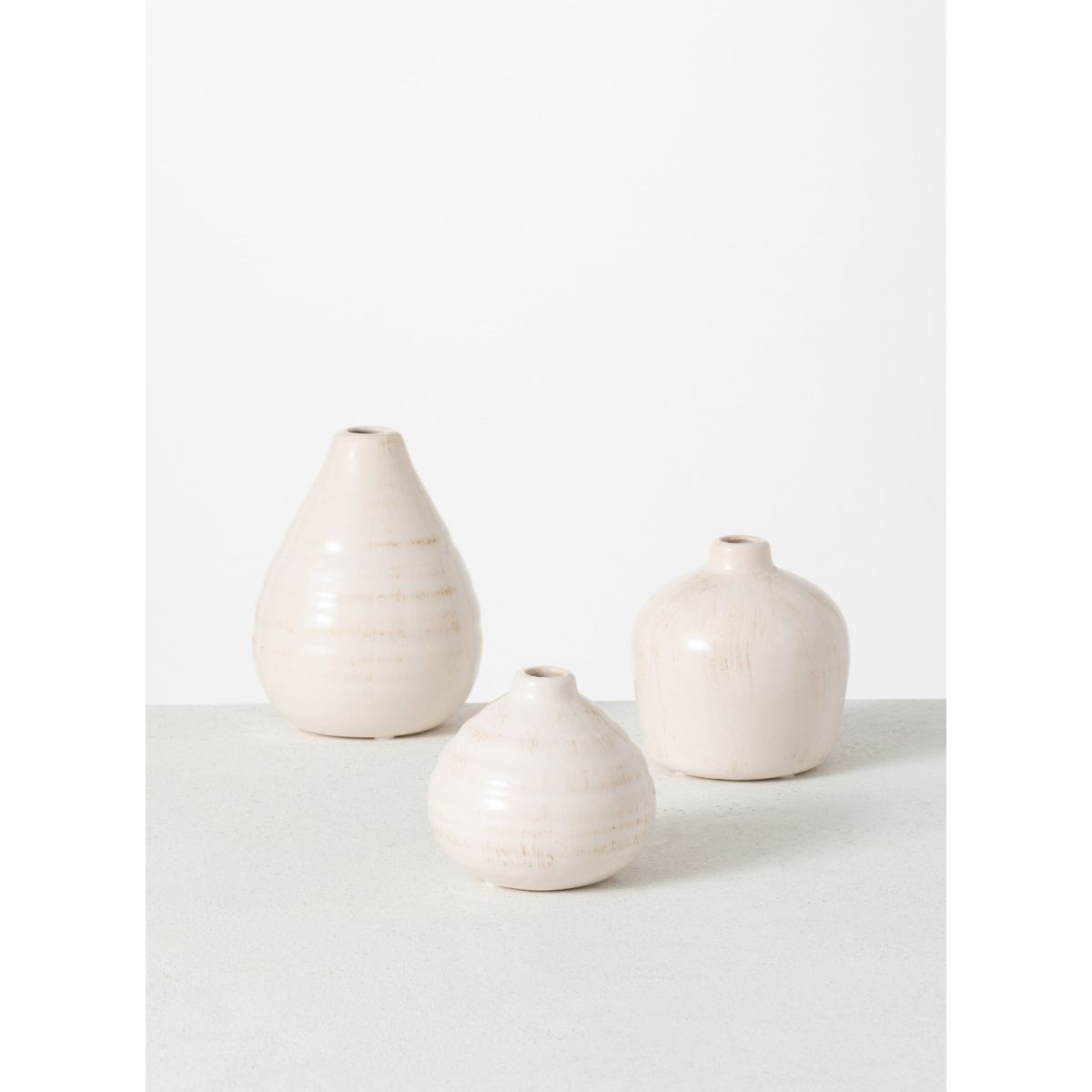 Sullivans Set 3 Small Ceramic Vases 3"H, 4"H & 5"H | Target