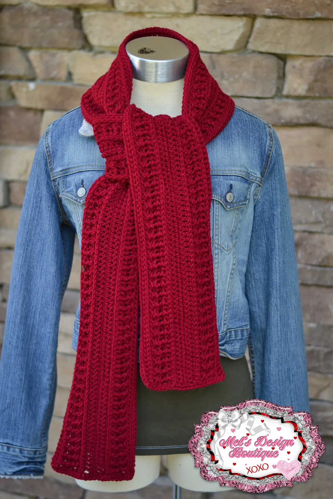 women's red scarf - neck warmer - women's crochet scarf - maroon scarf - extra long scarf - textu... | Etsy (US)