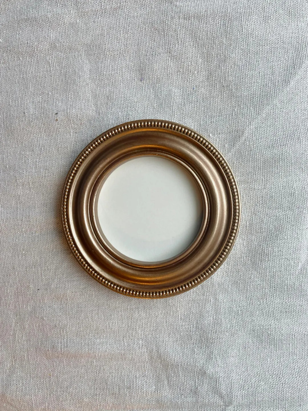 Handmade Ceramic Cast Frame 3x3 Inches Gold or White Small Art Frame, Frame Only | Etsy (US)