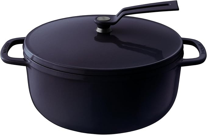 Vermicular Oven Pot 2.0 | Lightweight Enameled Cast Iron Pot | 22cm (3.7 Qt) | Non-Toxic | Induct... | Amazon (US)