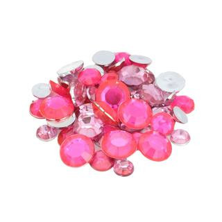 Dark & Light Pink Round Mix Gems by Creatology™ in Null | Michaels® | Michaels Stores
