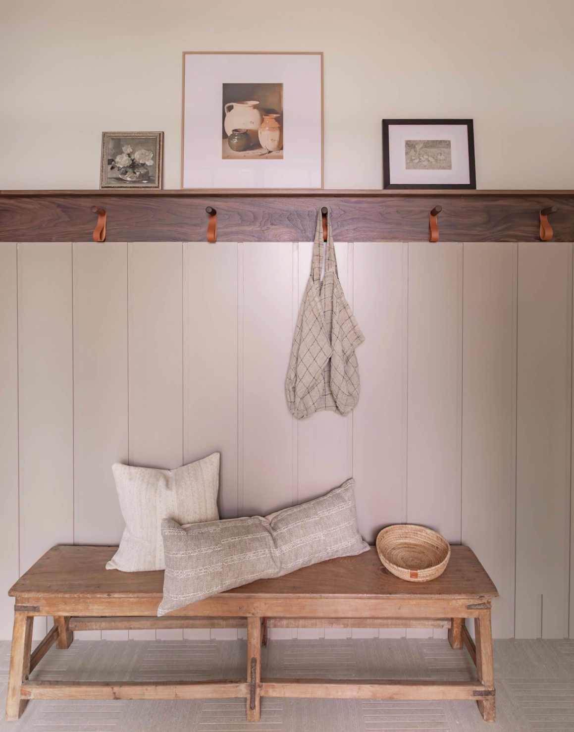 Cute mudroom details! From the parade house. Those large 20x20 frames with mats are great for gallery walls and only $20 each!! Get them before they sell out again! 

#LTKHome #LTKSaleAlert #LTKdayinmylife