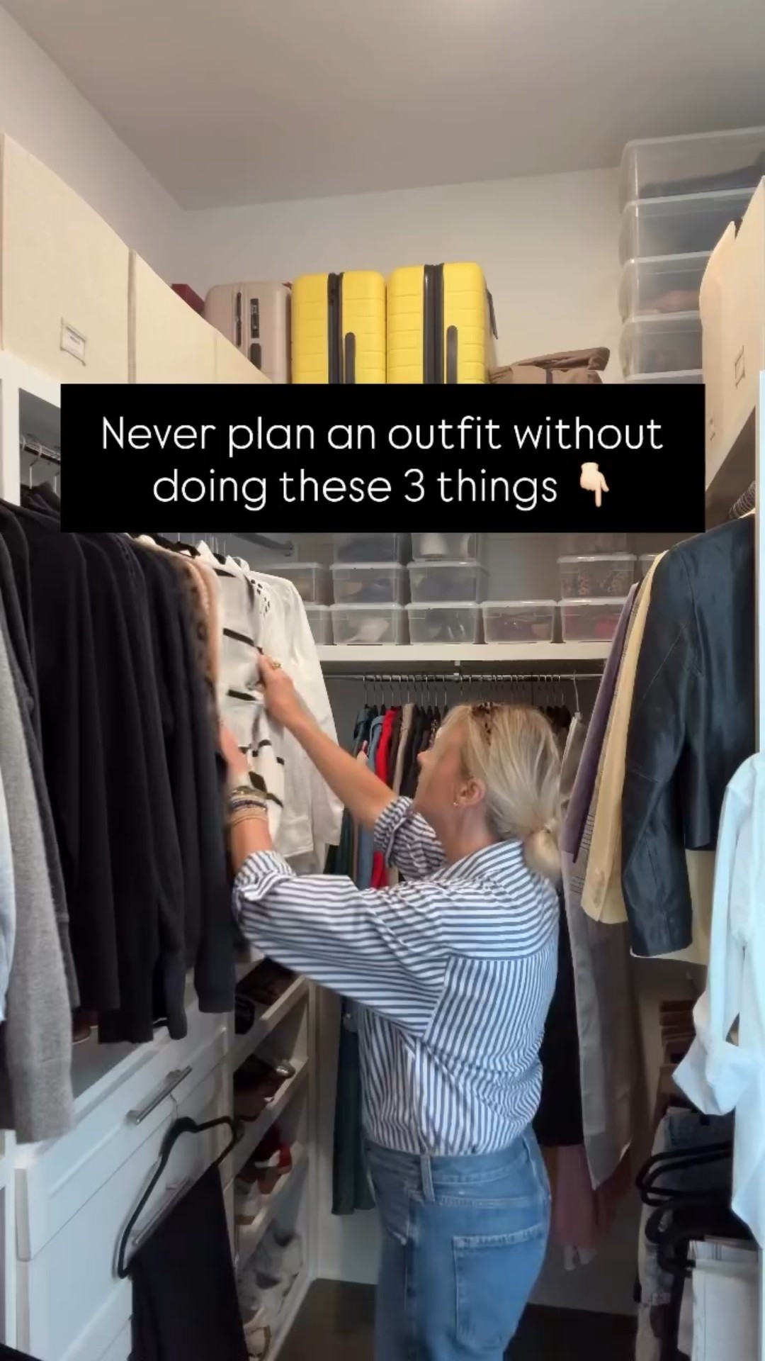 Planning outfits can feel overwhelming, but it doesn’t have to be! 🧑‍🎤✨ The key to effortlessly stylish looks every time? These 3 things: 

1️⃣Start with a statement piece: Whether it’s a bold jacket, patterned scarf, or favorite pair of shoes, anchor your outfit around something you love. It’s the focal point that sets the vibe. 

2️⃣Consider the occasion: Is it a casual day out, a work meeting, or date night? Choose pieces that fit the energy you want to project. Keep your look balanced by matching the formality with the event. 

3️⃣Think about versatility: Aim for items that mix and match with other pieces in your closet. This makes getting dressed so much easier and your wardrobe feels cohesive. 

By following these 3 tips, you’ll have a perfectly planned outfit for any occasion, no matter what your schedule looks like! 💃✨ 

#OutfitPlanning #WardrobeHacks #StyleTips #PersonalStylist #OutfitInspo #lookgoodfeelgood #wardrobeessentials #effortlessstyle