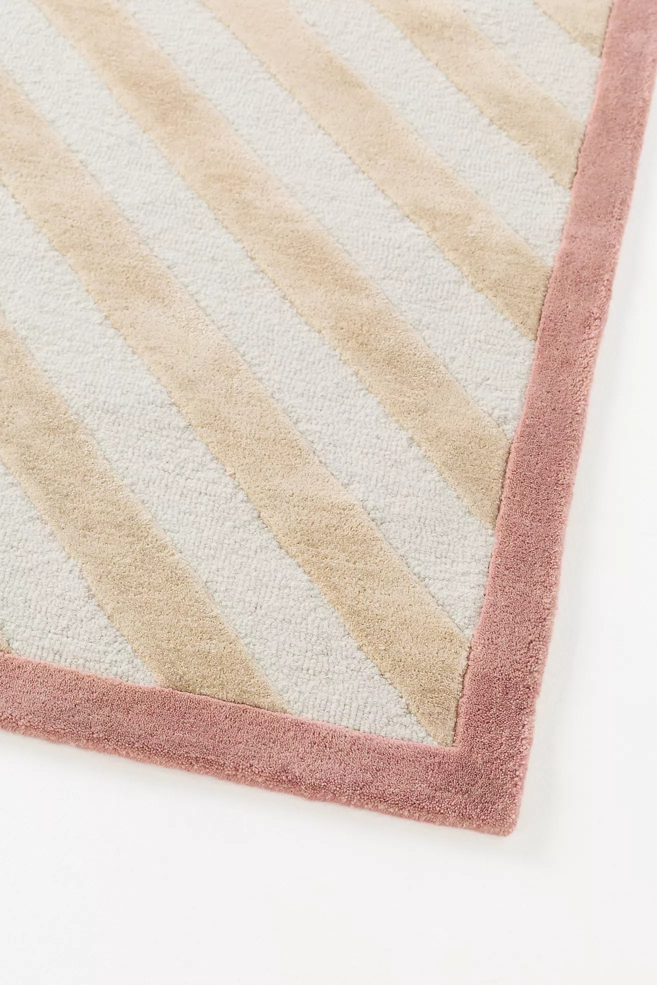 Elodie Hand Tufted Wool Blend Striped Rug | Anthropologie (US)