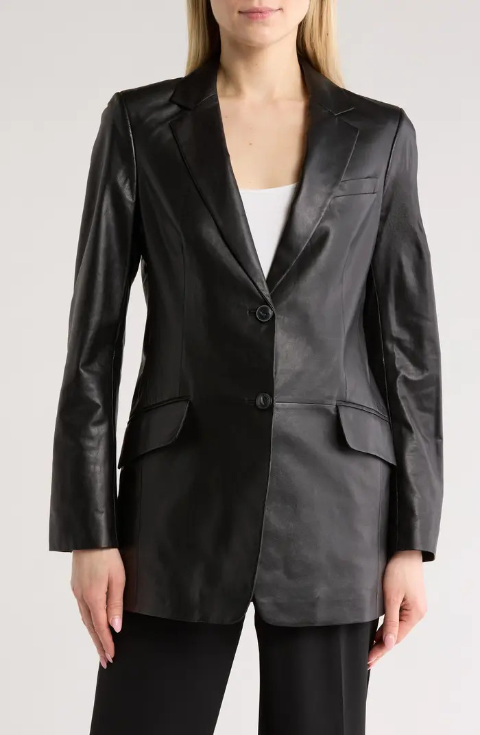 rag & bone Charles Leather Blazer | Nordstromrack | Nordstrom Rack