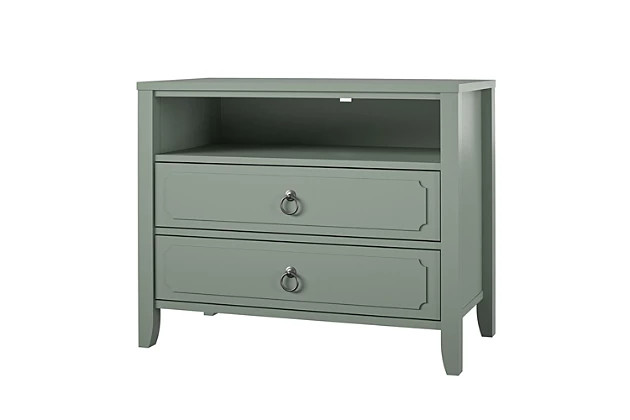 Novogratz Her Majesty 2-Drawer Nightstand | Ashley Homestore