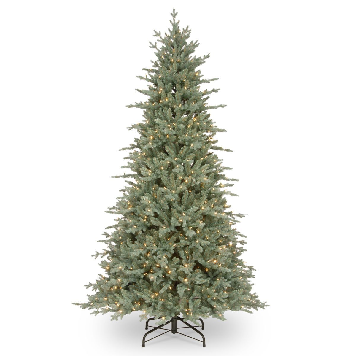 National Tree Company 7.5 ft. Buckingham Blue Spruce Tree with Clear Lights | Target
