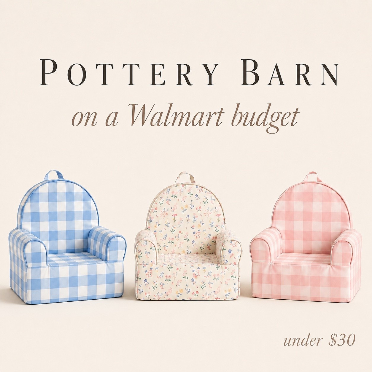 GET THESE WHILE YOU CAN!!! #ltkkids #potterybarn #walmart #toddleroom #toddler #gingham #walmartfind