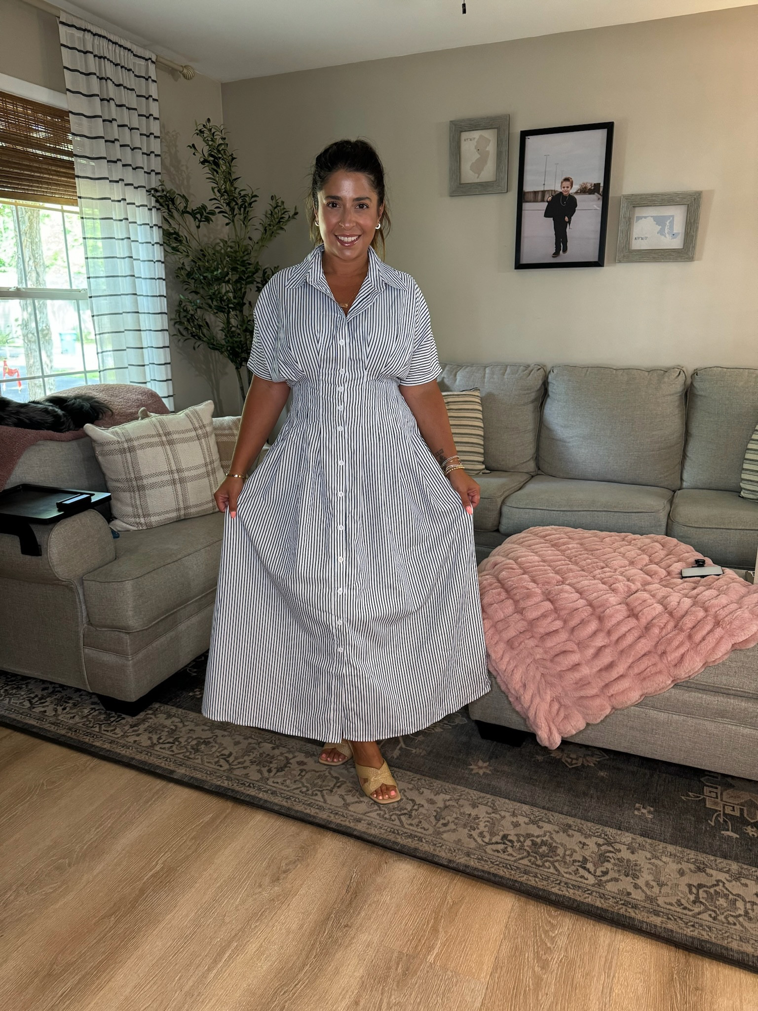 This dress I recently hauled, from Cupshe, has left me SPEECHLESS!! I'm wearing a size small. For reference, I'm 5' and a 34DDD. I love how it defines the curves at the waist. Love it love it love it!!
Paula15 can enjoy 15% off sitewide on orders $65+
Paula20 can enjoy 20% off sitewide on orders $109+

Coastal outfit, neutral outfit, petite friendly maxi dress, striped buttondown dress

#LTKSeasonal #LTKStyleTip #LTKTravel