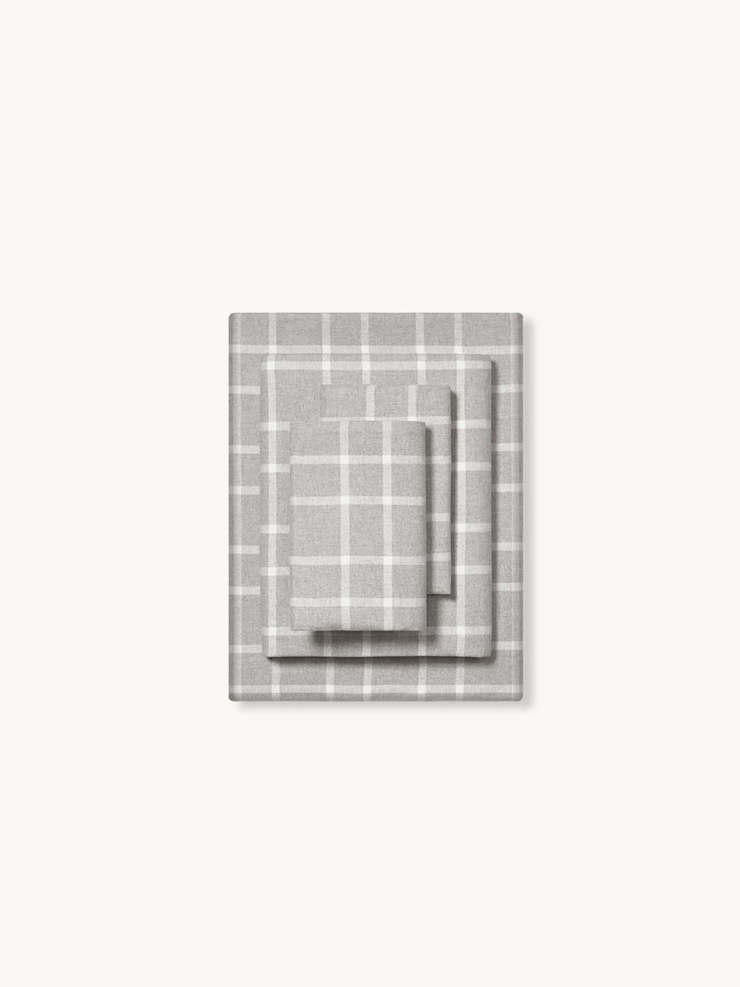 Flannel Double Windowpane Sheet Set | Boll & Branch