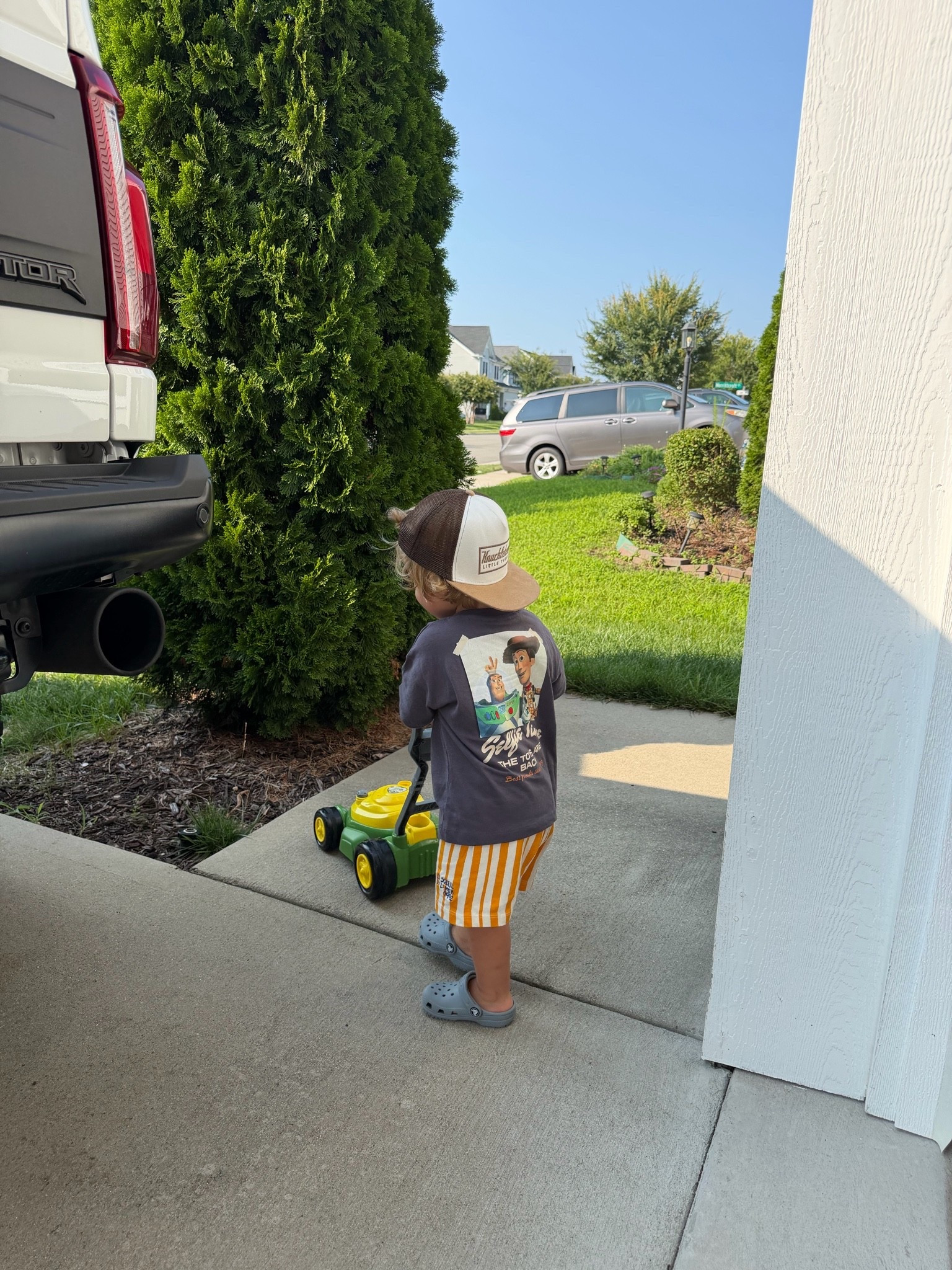 little man in the cutest outfit!!!! He LOVES his buzz & woody tee and the crocs are his favorite 🥹🧸🏎️⚽️🤠

#LTKootd #LTKmomlife #LTKKids