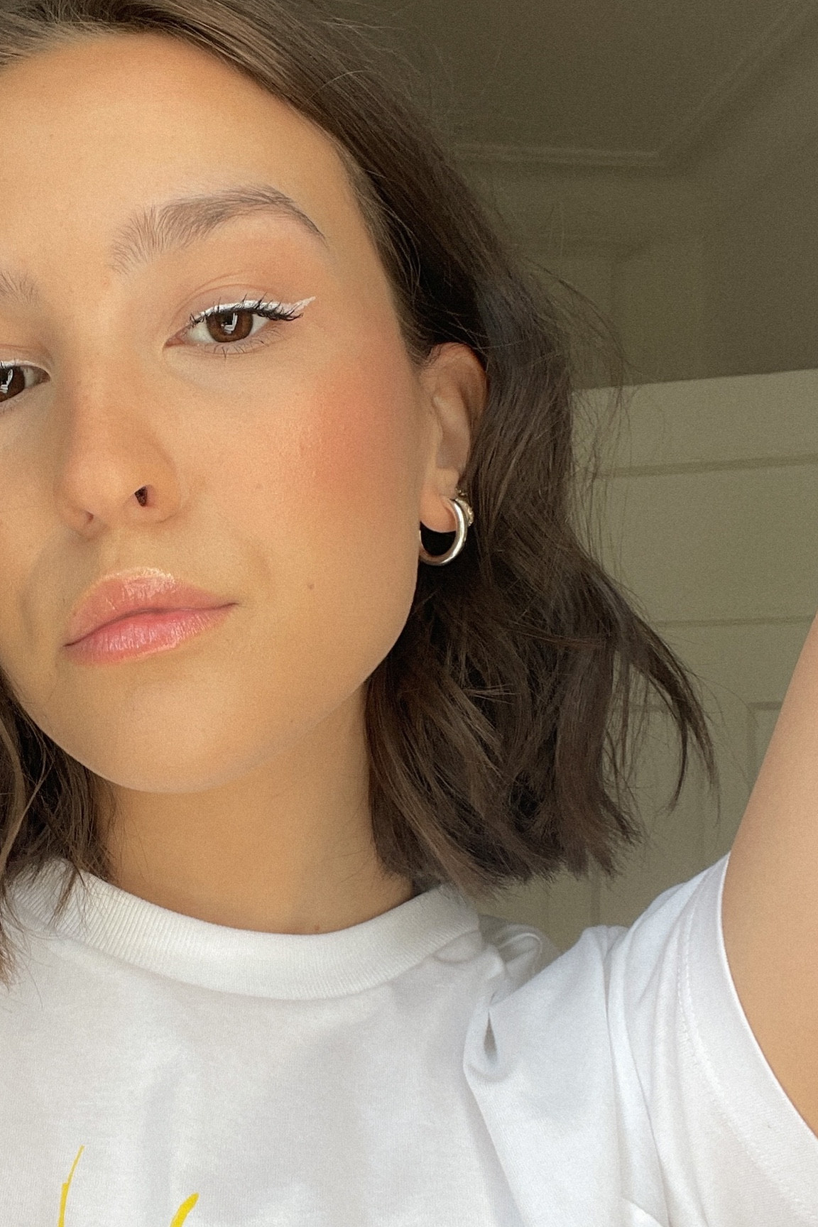 white liquid liner makeup look

#LTKbeauty