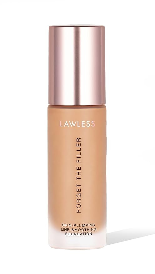 LAWLESS Women's Forget the Filler Skin-Plumping Line-Smoothing Foundation, 10M, medium with warm ... | Amazon (US)