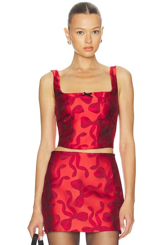 Show Me Your Mumu Kendra Top in Bow What Fun from Revolve.com | Revolve Clothing (Global)