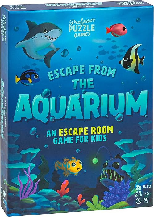 Professor Puzzle: Escape from The Aquarium - Kid-Friendly Escape Room Game | Amazon (US)