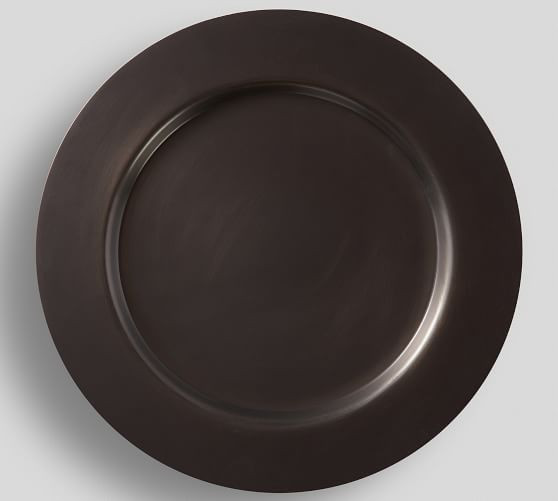 Bleecker Metal Charger Plate | Pottery Barn (US)