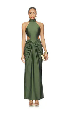 Mariandree Gaitan Corina Dress in Green from Revolve.com | Revolve Clothing (Global)