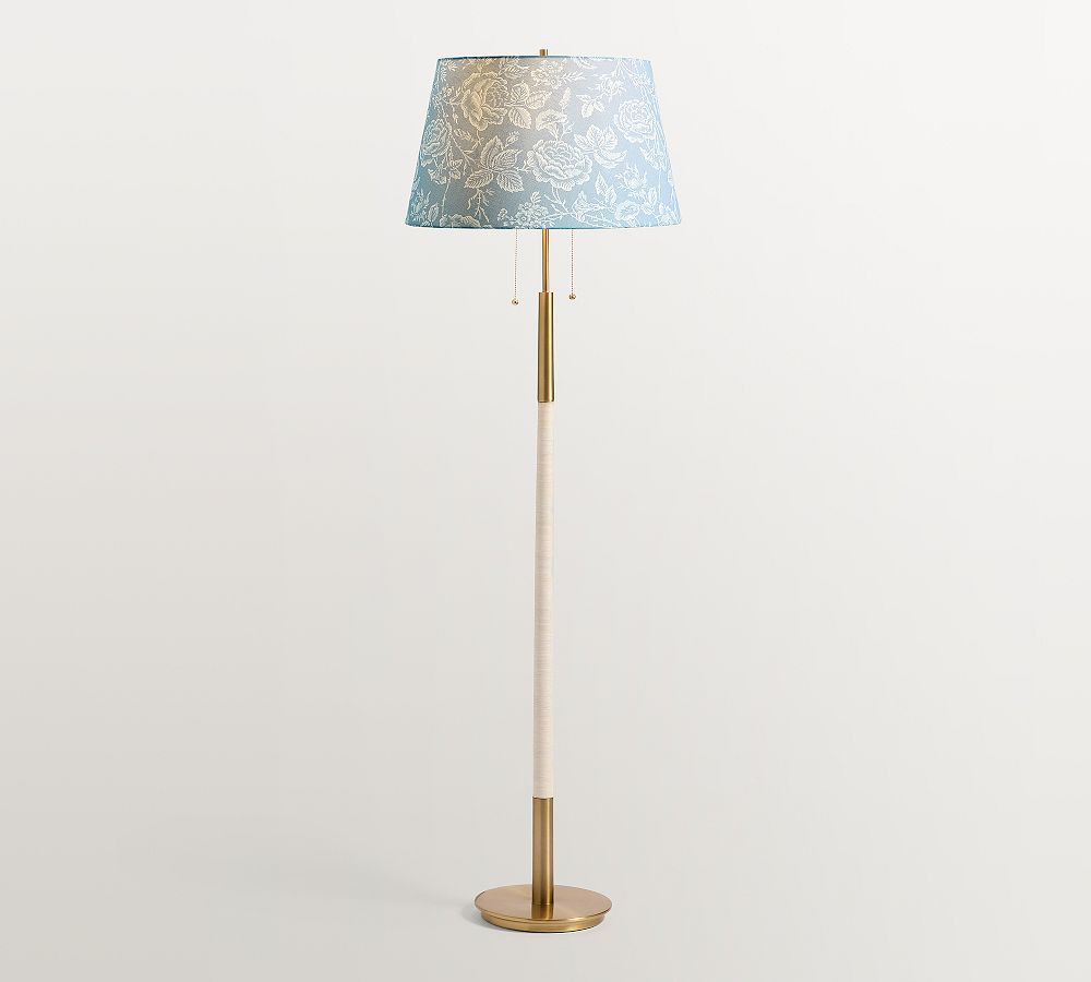 Reese Floor Lamp with Kravet Shade (50") | Pottery Barn (US)