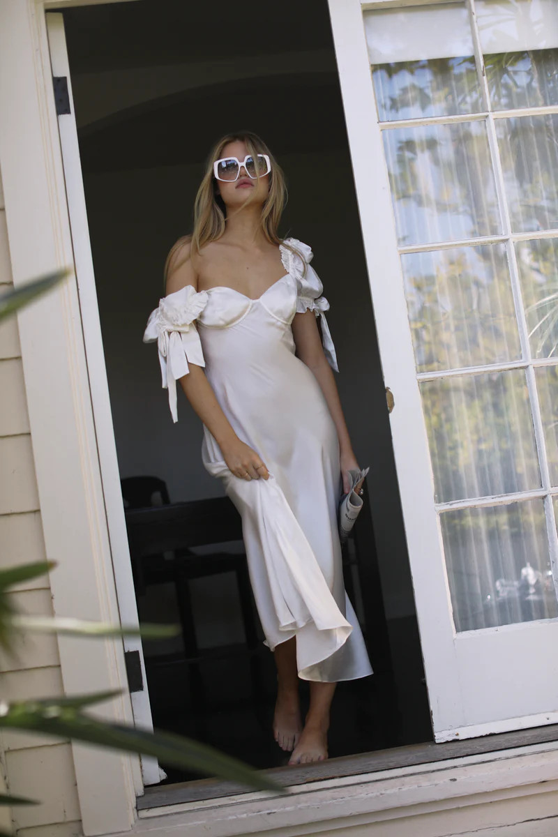 The Ivory Poet Slip Dress, Pre Order | Selkie Collection
