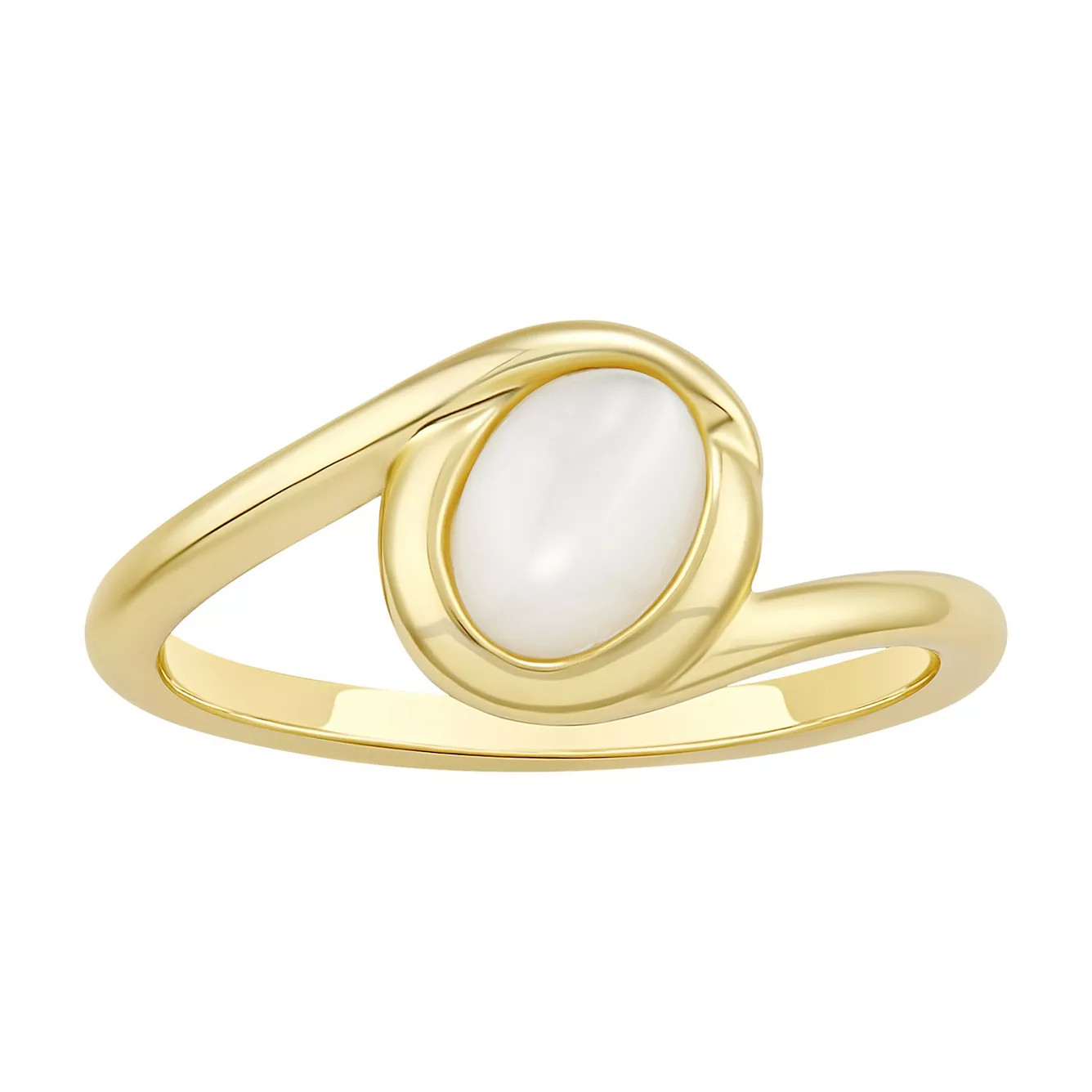 PRIMROSE Mother-of-Pearl Swirl Ring | Kohl's