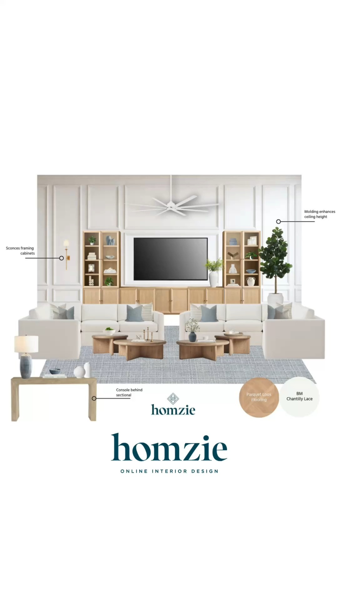 Coastal living room design featuring wood built ins, rug, accent pillows, bookshelf decor, etc.

#LTKHome #LTKFinds #LTKFavorites #HomeStyleDaily 

 #LTKHome