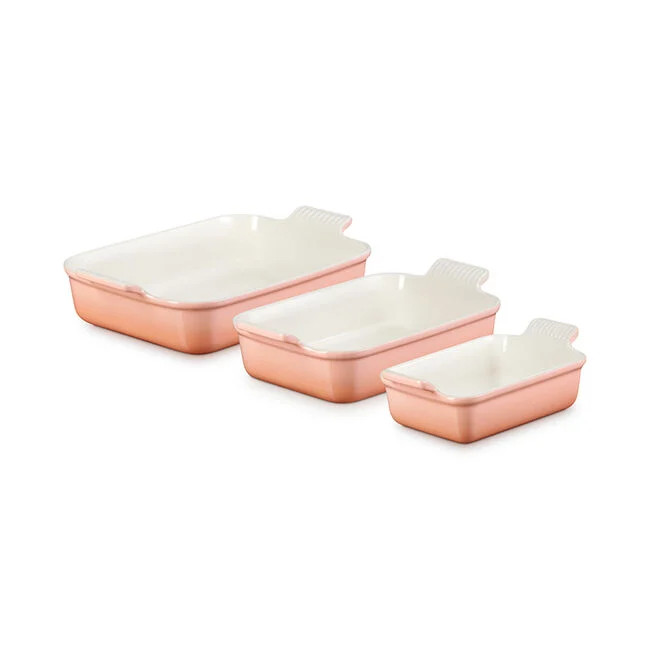 Heritage 3-Piece Rectangular Baking Dish Set | Le Creuset