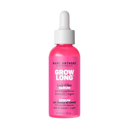 Marc Anthony Grow Long Scalp & Hair Serum - Anti-Breakage Formula Nourish Strengthen & Hydrate Scalp & Hair Follicles - Natural Shine & Fuller-Looking Hair Strands from Root to Tip 2 fl oz | Walmart (US)